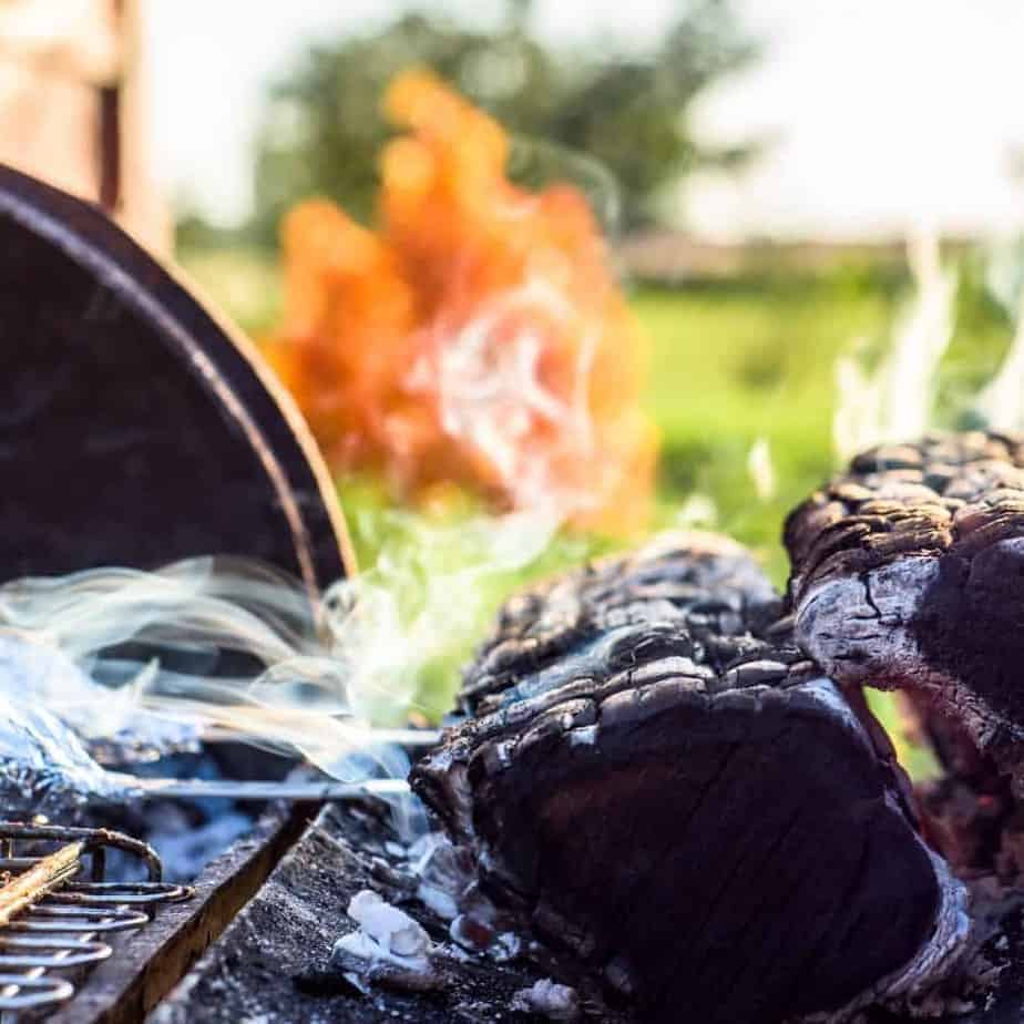 Smoking Log From Bbq