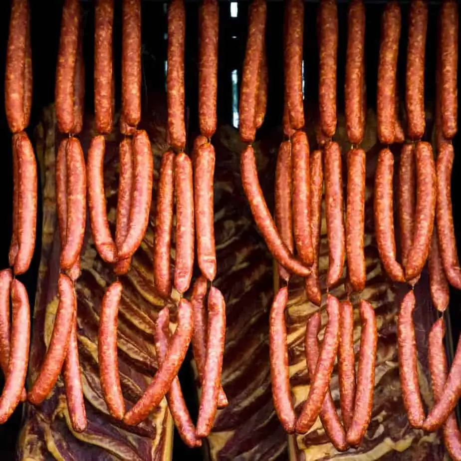 Smoked Sausages And Bacon
